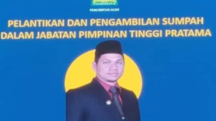 M. Ikhsan Ahyat, S.STP., M.A.P dilantik sebagai Kepala Sekretariat Baitul Mal Aceh