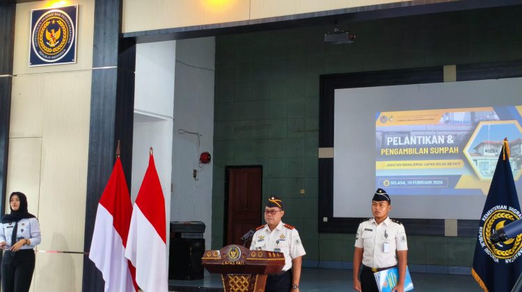 Pelantikan Pejabat Manajerial, Komitmen Lapas Pati Wujudkan Tata Kelola Berintegritas