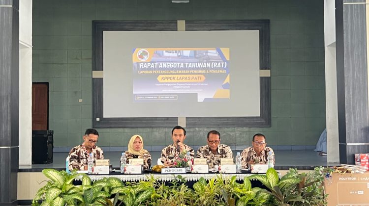 Bersinergi, Transparan, dan Sejahtera Bersama Koperasi, KPPDK Lapas Pati Gelar RAT Tutup Tahun Buku 2025
