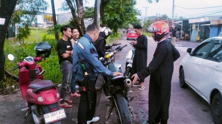 Polsek Tamalate Sikat Balap Liar dan Knalpot Brong Selama Ramadhan 1447 H, 50 Motor Diamankan