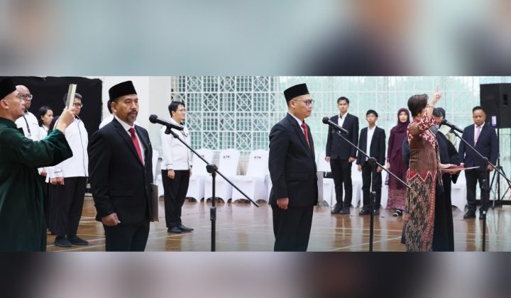 Pelantikan dipimpin langsung oleh Ketua KPK, Setyo Budiyanto, di Gedung Merah Putih KPK, Jakarta, pada Rabu (18/2). (Foto:Dok.KPK)
