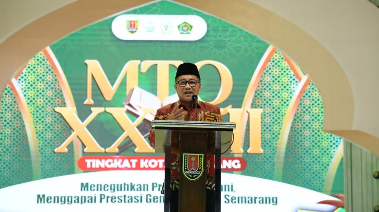 Kota Semarang dinilai memiliki posisi strategis sekaligus kesiapan teknis untuk menjadi pusat penyelenggaraan Musabaqah Tilawatil Qur’an (MTQ) Tingkat Nasional XXXI Tahun 2026. (Foto:Dok.Pemkot Semarang) 

