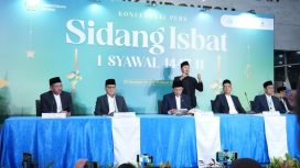 Konferensi pers Sidang Isbat. (Foto:Dok.Kemenag)
