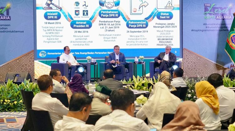 Dialog Strategis yang diusung oleh Keluarga Alumni Pendidikan Tinggi-AGRARIA (KAPTI-AGRARIA). (Foto:Dok.ATR/BPN)
