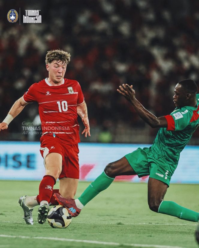 
					Gol kemenangan Indonesia dicetak oleh Beckham Putra di menit 15 dan 25, Ole Romeny di menit 53 dan Mauro Zijlstra di menit 75. (Foto:Dok.Timnas Indonesia)
