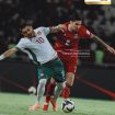Duel Kevin Diks dengan pemain Bulgaria. (Foto:Dok.Timnas Indonesia)