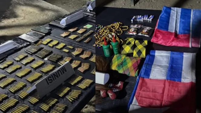 
					Barang bukti yang berhasil disita. (Foto: Dok. Satgas Damai Cartenz 2026)
