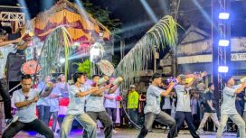 Festival Thong Thong Lek yang digelar pada Selasa (17/3) malam, tradisi khas bulan Ramadan di Rembang. (Foto:Dok.Rembangkab)
