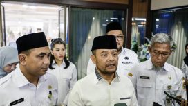 Gubernur Jawa Tengah, Ahmad Luthfi menyampaikan, penerapan kebijakan WFH tidak bisa disamakan dengan kementerian atau lembaga di tingkat pusat. (Foto:Dok Jatengprov)
