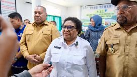 Wamendagri Ribka Haluk menegaskan komitmen pemerintah pusat dalam mempercepat perbaikan tata kelola pelayanan kesehatan di Provinsi Papua, khususnya pada sejumlah rumah sakit daerah yang menjadi fokus pembenahan. (Foto:Dok.Kemendagri)
