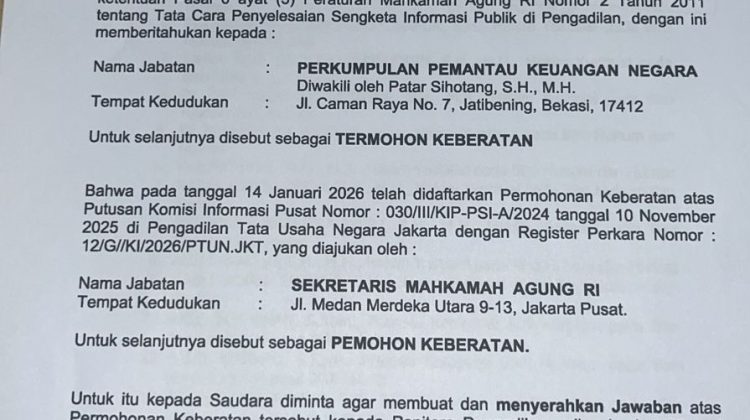PTUN Jakarta Gugat PKN di PTUN Jakarta sendiri. (Foto:Ist)