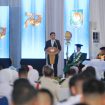 Wamendagri Akhmad Wiyagus dalam Sidang Senat Terbuka Dies Natalis ke-70 IPDN di Balairung Rudini, IPDN Jatinangor, Kabupaten Sumedang, Jawa Barat, Selasa (31/3/2026). (Foto:Ist)