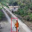 Pelaku pembacokan brutal di Kradenan Grobogan. (Foto:Tangkap Layar Video)