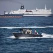Tentara Iran berpatroli di Selat Hormuz, Iran selatan, Selasa (30/4/2029). ANTARA/Xinhua - Ahmad Halabisaz