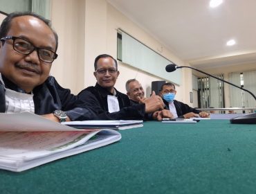 Penasihat hukum Direktur Utama BPR Purworejo, Wuryanto, S.H. sebut Mensrea atau niat jahat untuk melakukan tipikor menurutnya tak terbukti. (Foto:Ist)
