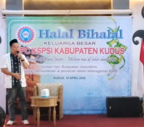 DPC KSPI Kudus Gelar Halal Bihalal Pererat Kebersaman Dan Kekeluargaan