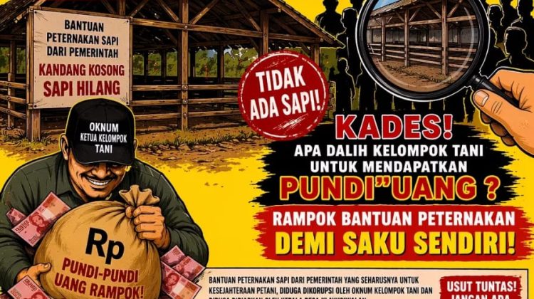 Viral di Mendia Sosial, Program Negara Dipertanyakan Bantuan Sapi di Klayusiwalan Menjadi Mesteri