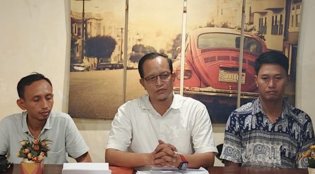 Dalam Konferensi pers tim penasihat hukum dari kantor hukum KARMAN SASTRO & Associates, koordinator tim hukum korban, Sukarman, S.H., M.H., menyampaikan bahwa korban dan keluarga meminta agar terlapor mempertanggungjawabkan perbuatannya secara hukum. (Foto:Ist)
