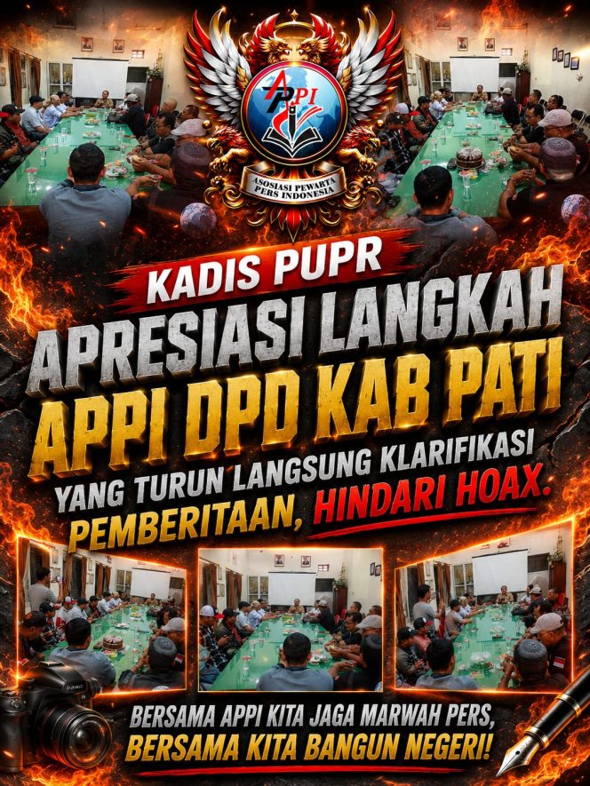 
					Kadis PUPR Apresiasi Langkah APPI Turun Langsung Lakukan Klarifikasi Guna Cegah Penyebaran Berita Salah
