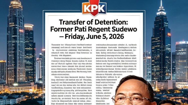 KPK Memindahkan Penahanan Bupati Non Aktif Sudewo Ke Semarang