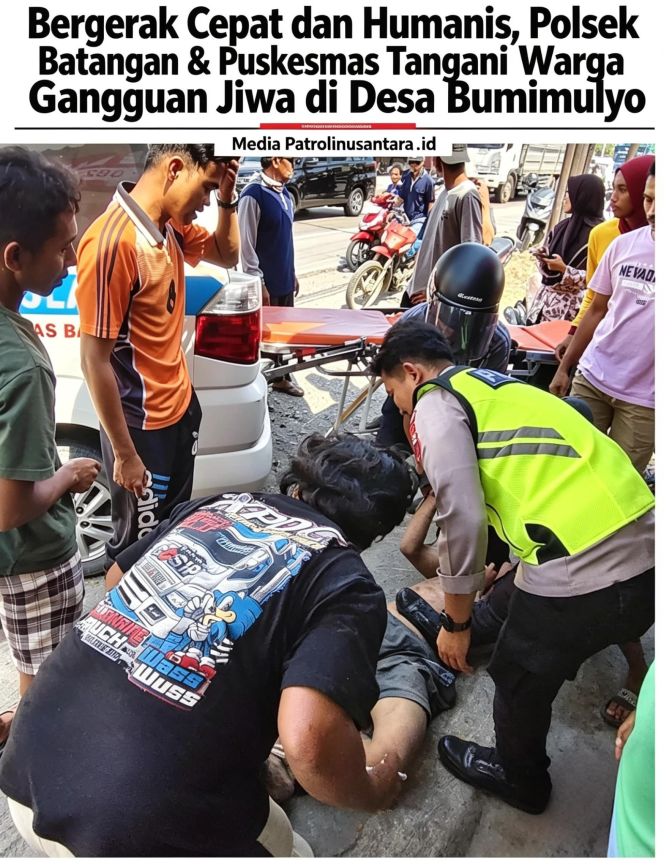
					Bergerak Cepat dan Humanis, Polsek Batangan & Puskesmas Tangani Warga Gangguan Jiwa di Desa Bumimulyo
