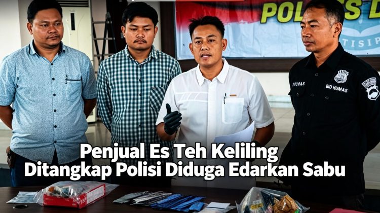 Penjual Es Teh Keliling Ditangkap Polisi Diduga Edarkan Sabu