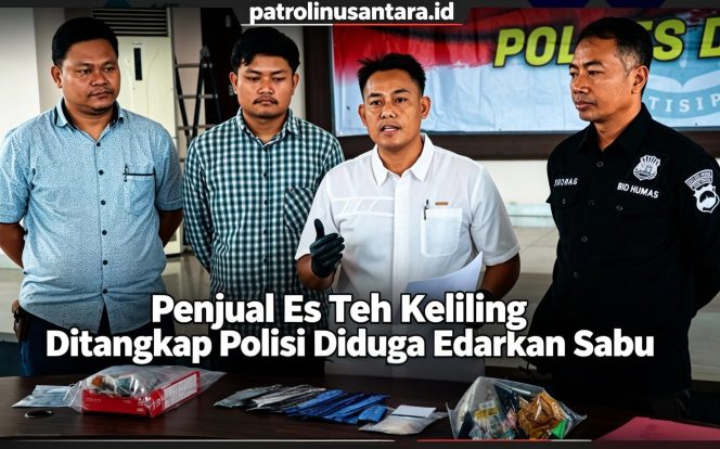 
					Penjual Es Teh Keliling Ditangkap Polisi Diduga Edarkan Sabu