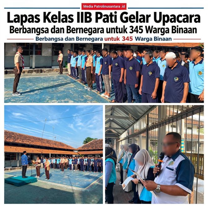 
					Lapas Kelas IIB Pati Gelar Upacara Kesadaran Berbangsa dan Bernegara untuk 345 Warga Binaan