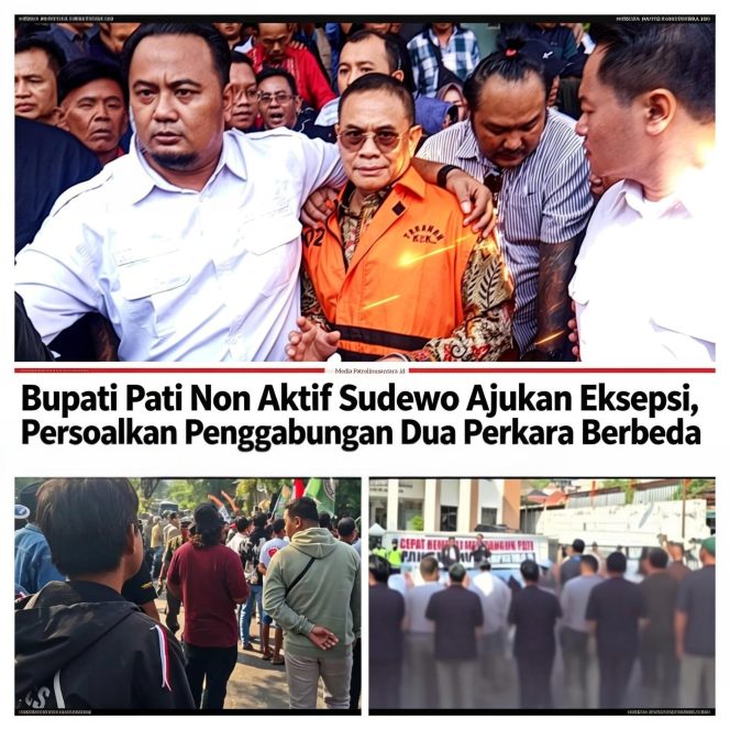 
					Bupati Pati Non Aktif Sudewo Ajukan Eksepsi, Persoalkan Penggabungan Dua Perkara Berbeda