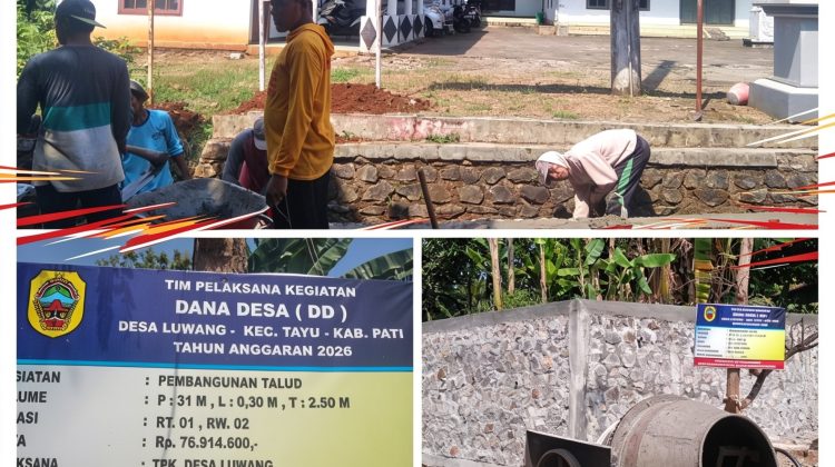 Beredar Isu Pembangunan di Desa Luwang Diduga Tak Sesuai Spesifikasi, Kepala Desa Belum Dapat Dikonfirmasi