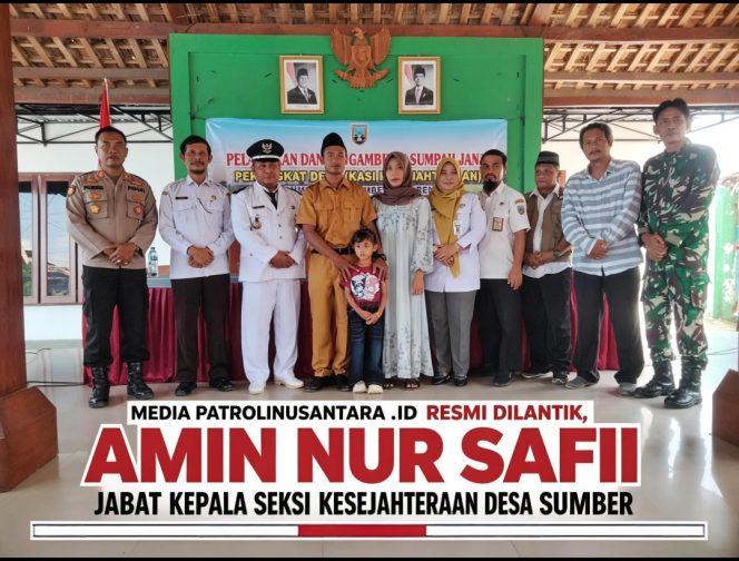 
					Resmi Dilantik, Amin Nur Safii Jabat Kepala Seksi Kesejahteraan Desa Sumber
