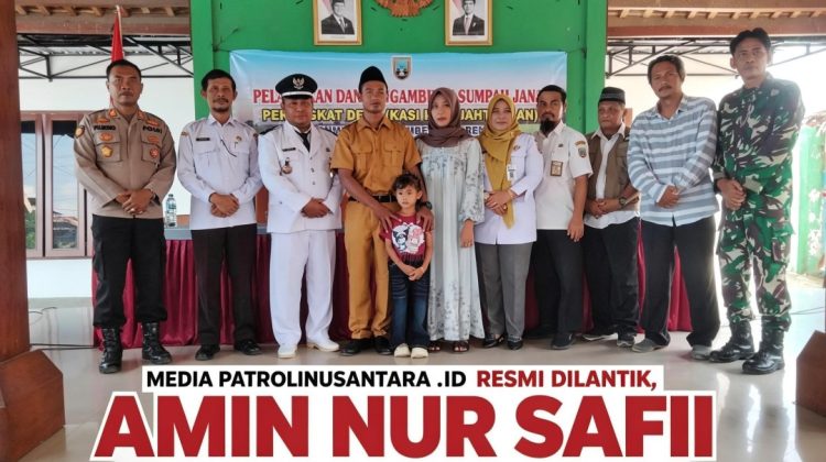 Resmi Dilantik, Amin Nur Safii Jabat Kepala Seksi Kesejahteraan Desa Sumber