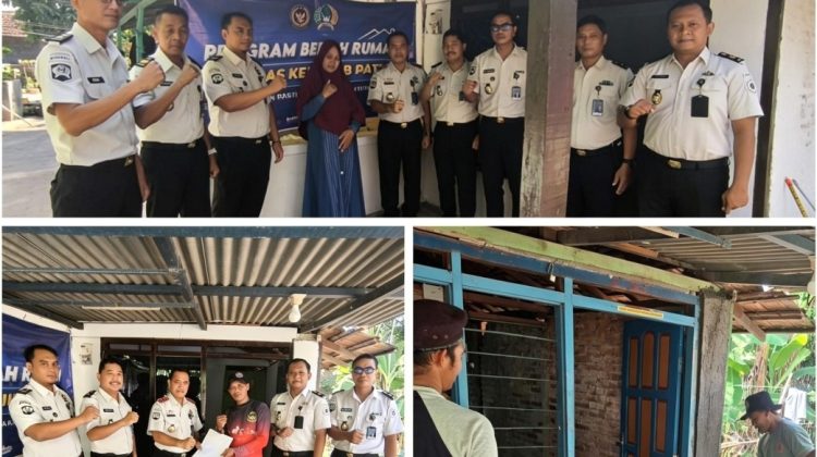 Lapas Kelas IIB Pati Renovasi Rumah Warga Kurang Mampu, Dana Bersumber dari Iuran Sukarela Pegawai