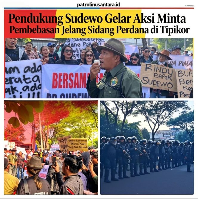 
					Pendukung Sudewo Gelar Aksi Minta Pembebasan Jelang Sidang Perdana di Tipikor