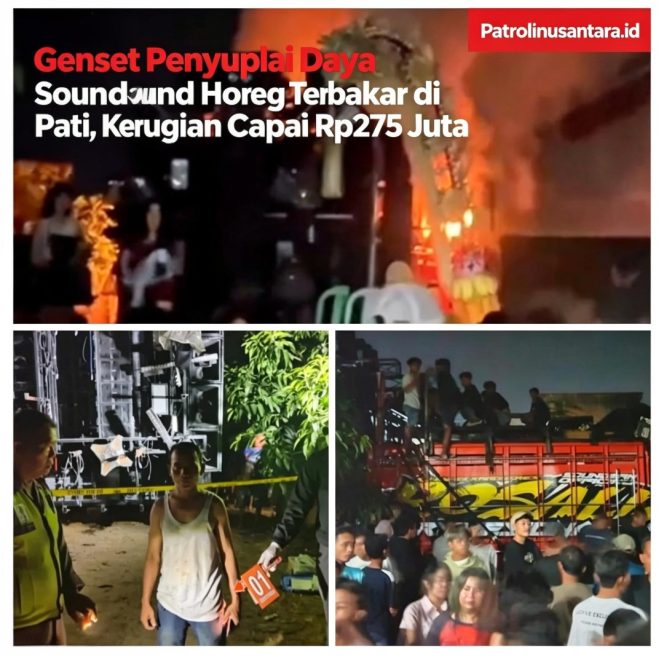 
					Genset Penyuplai Daya Sound Horeg Terbakar di Pati, Kerugian Capai Rp275 Juta