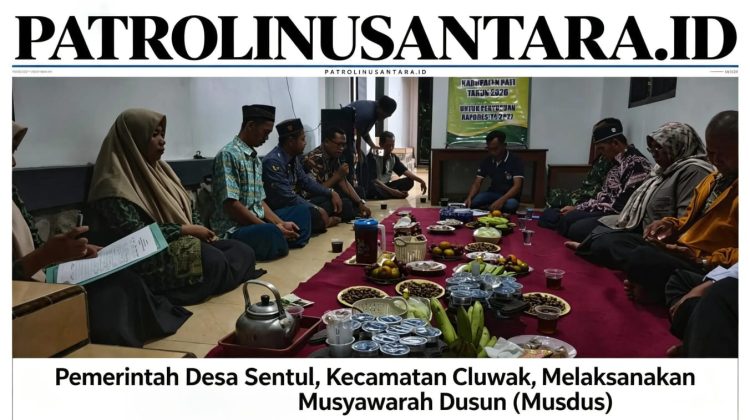 Pemerintah Desa Sentul Gelar Musdus, Tahap Awal Susun Rencana Pembangunan 2027