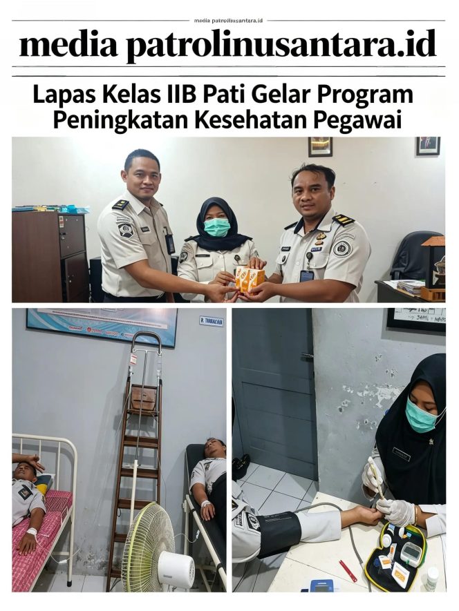 
					Lapas Kelas IIB Pati Gelar Program Peningkatan Kesehatan Pegawai