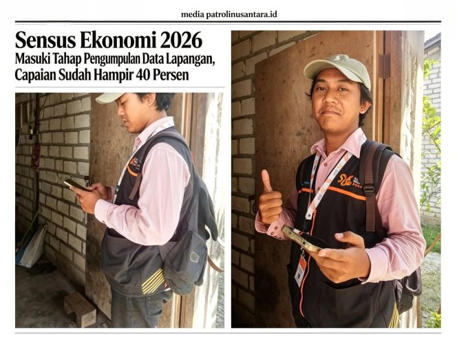
					Sensus Ekonomi 2026 Masuki Tahap Pengumpulan Data Lapangan, Capaian Sudah Hampir 40 Persen