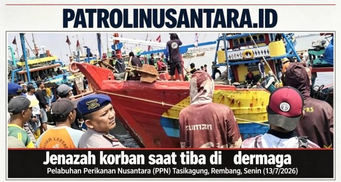 
					ABK Asal Rembang Meninggal Tergulung Tali Selambar Putus Saat Tarik Jaring di Perairan Kalimantan Selatan