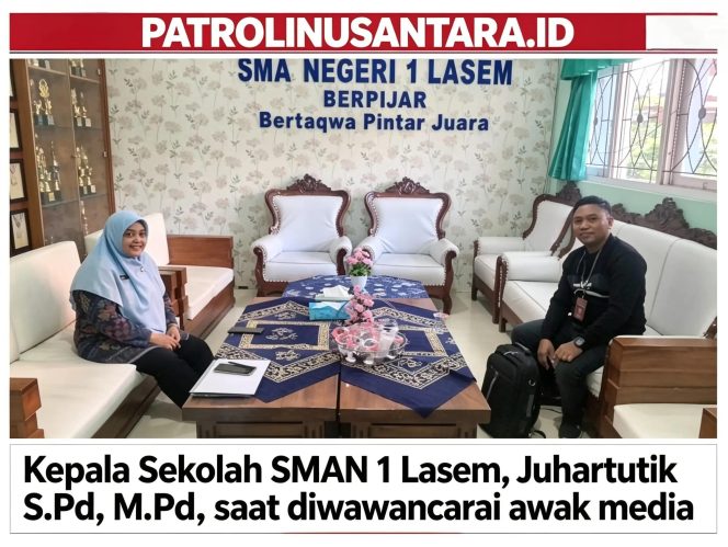 
					Suasana Semangat MPLS Sangat Terasa, SMAN 1 Lasem Tampil Unik dengan Program Edukatif