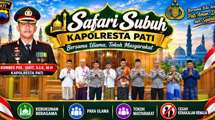 Kapolresta Pati Safari Subuh, Gandeng Ulama dan Tokoh Masyarakat