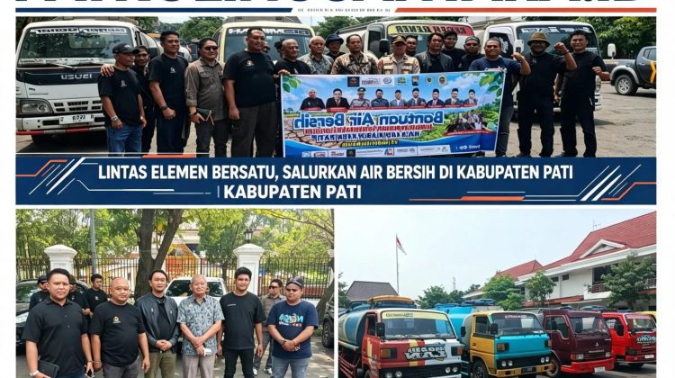 Sedulur Sikep Bersama SMSI Salurkan 20 Tangki Air Bersih ke Wilayah Terdampak Kekeringan